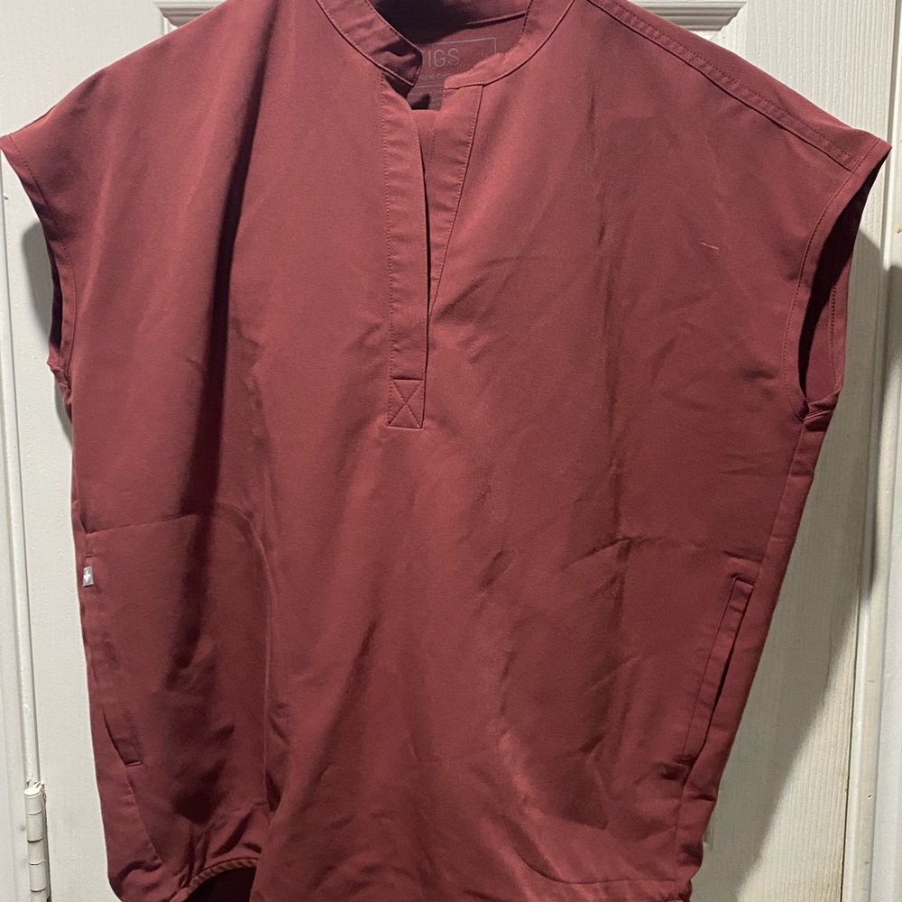 Figs scrubs dark Cherry